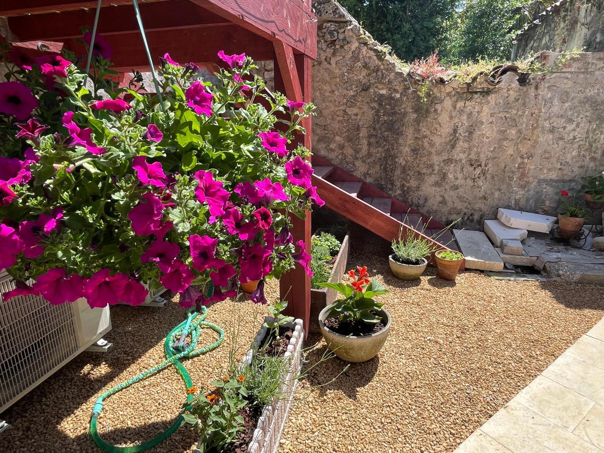 Au Pied Du Chateau Bourdeilles Luaran gambar
